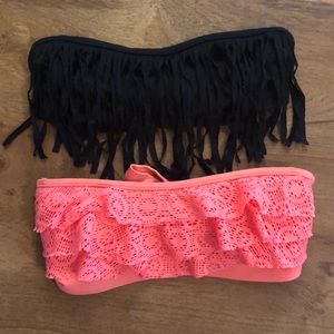 2 Strapless Swim Tops (Arizona/Xhilaration Brand)
